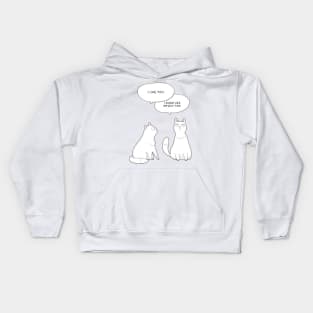 Fun animal comic Kids Hoodie